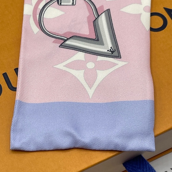 Louis Vuitton Escale Confidential Bandeau Neckerchief Scarf Wrap Twilly Chocker - Picture 10 of 14